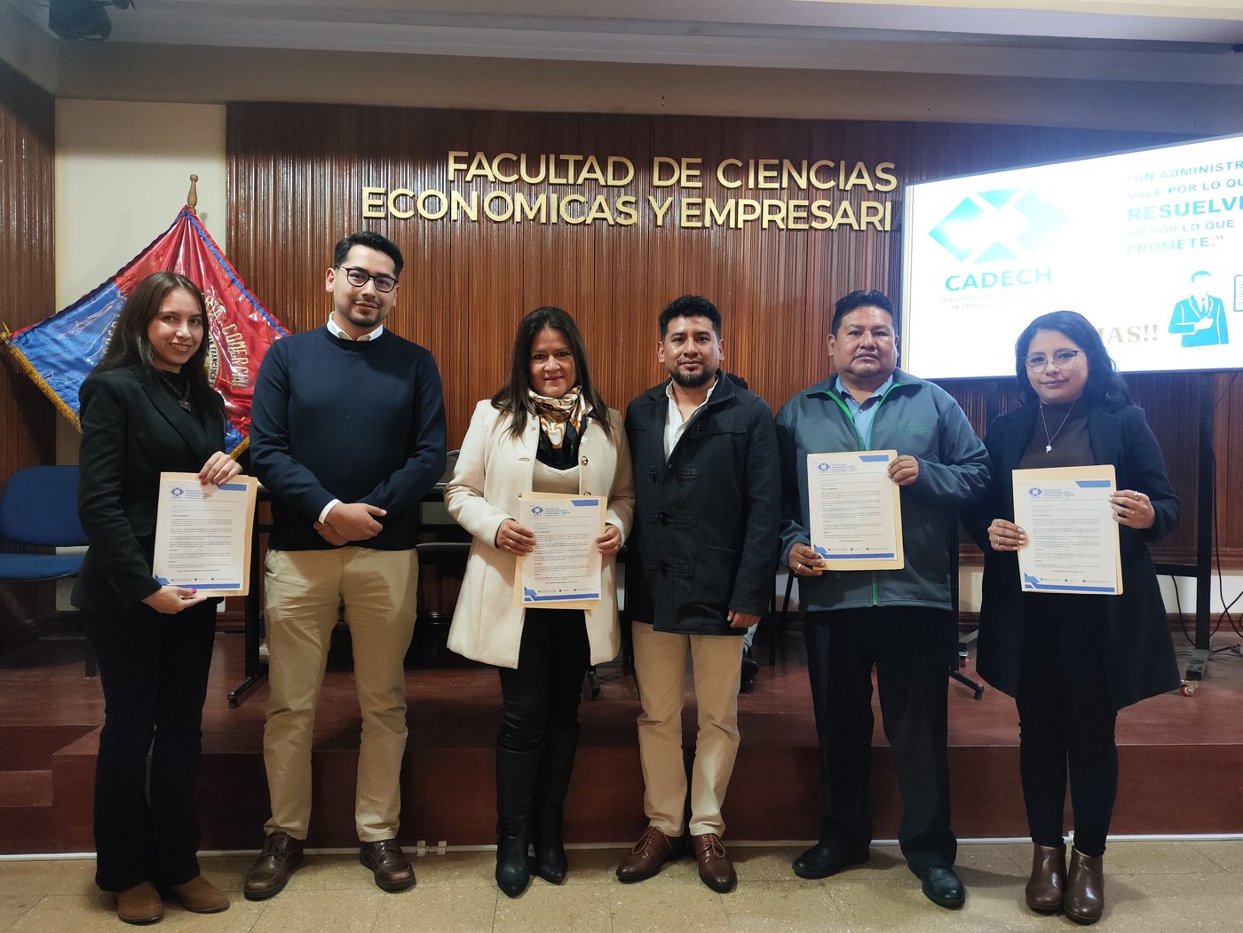 Asamblea General del CADECH en la Facultad de Ciencias Económicas y Empresariales