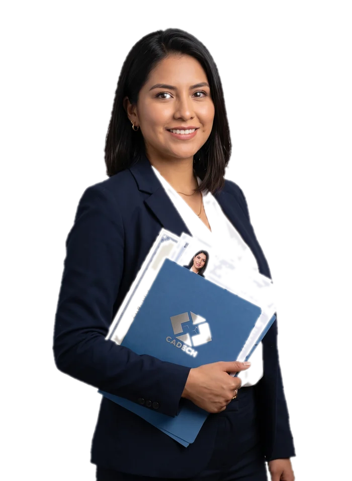 Profesional con documentación CADECH
